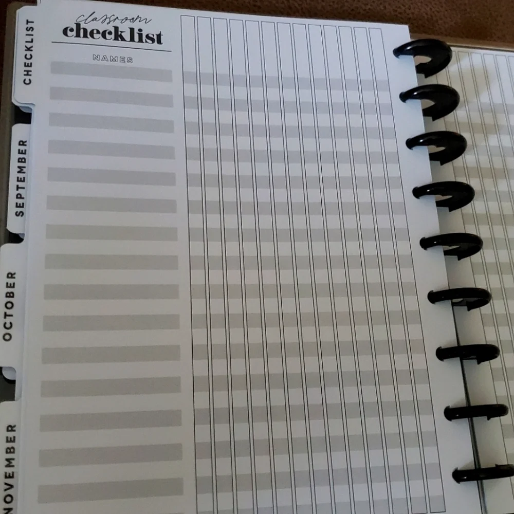 Classic size Happy Planner teacher's edition 12 months